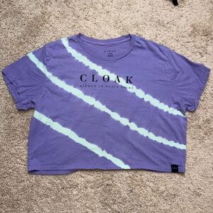 CLOAK Kids Lavender and Mint Stripe Tee